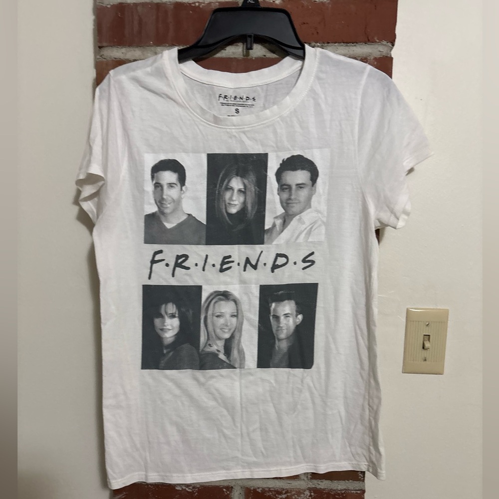 White Friends Graphic T-Shirt